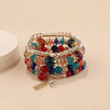 Bohemian Stackable Glass Bead Bracelet Set 4 Pieces - Image 16