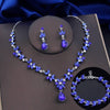 3Pcs lime green Jewelry Sets for Women Earrings Bracelets Choker Necklace Set Prom Bridal Wedding Jewellry Accessories - Image 7