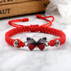 Sweet Shining Butterfly Bracelet For Women Bohemian Braided Bracelet Bangle Couple Classic Butterfly Hand Jewelry Gift - Image 2