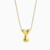 Creative A-Z Balloon Bubble Letter pendant Neckalce for Women Gold Plated Chunky Initial Necklaces Jewelry Birthday Gift - Image 8