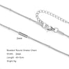 Stainless Steel Chain Necklace in Paperclip Box or Twisted Link Styles - Image 19