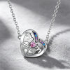 Silver Star Moon, Snowflake, Bow Design Zircon Inlaid Necklace, Women's Jewelry Valentine's Day Gift - Image 9