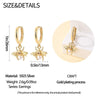 Silver Star Moon Bee Golden Earring For Women Sparkling Zircon Wedding Engagement Jewelry Gift - Image 4