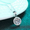 Gra Necklaces for Women White Gold Jewelry Silver Diamond Pendant Necklace - Image 3