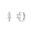 Crmya Gold Plated Drop Hoop Earrings For Women Piercing Purple CZ Zircon Women's Dangle Earrings Jewelry - Image 20