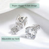 Test Passed Studs Earrings for Men Women Silver Platinum Plated Bride Wedding Lab Diamond Studs - Image 3