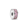 Silver Pink Series Butterfly Flower Heart Friends Love Mom Beads Fit European Charms Bracelet Jewelry - Image 9