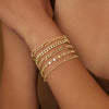 Gold Bracelets Set for Women, Gold Plated Dainty Gold Link Chain Bracelets Stackable Gold Cuff Bracelets Jewelry Gifts - Image 2