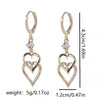 2PC Women's Geometric Spiral Earrings Jewelry Accessories Suitable for Date, Party, Festival Gifts - Image 2