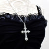 Minimalist Water Drop Pendant Tie Necklace, Elegant and Simple Sweater Chain, Casual and Light Jewelry - Image 3