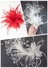 1Pcs Feathers Corsage Handmade Fabric Flower Brooch Pin for Women's Clothing Decorative Corsage - Image 4
