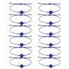 Blue Eye Charm Braided Rope Bracelet Set 12 Pieces - Image 9
