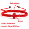Stone Crucifix Braided Bracelet Adjustable Rope Handmade Bracelets Bangles Charm Cross Men Women Jewelry Gifts - Image 6