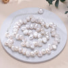 Freshwater Pearls 6-7mm Irregular Interlaced Pearl Necklace Silver Chain Jewelry Gifts for Women - Image 6