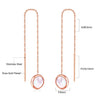 2PC/1pair Heart Love White Shell Drop Earring for Women Stainless Steel Hoop Earrings Romantic Valentine's Day Gift - Image 13
