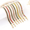 Layered Bead Chain Bracelet with Multicolor Strands - Image 3