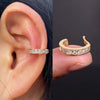 1Pc Geometry Crystal CZ Leaf Clip Earring For Women Without Piercing Punk Vintage Star Ear Cuff Wrap Adjustable Jewelry - Image 40