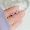 Crystal Stud Earrings in Floral and Butterfly Designs - Image 19