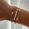 Pearl Bracelet Set Jewelry for Women Gold Plated Miyuki - Image 1