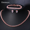 Noble Cubic Zircon Jewelry Set Bridal Wedding Party For Female Fascinating Dress-Up Geometry Shape Elegant Ornament - Image 23