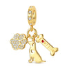 Charm Bead Pendent Silver Gold Series Butterfly Firefly Earth Airplane Charm Fit Bracelet Bangle Woman Jewelry Gift - Image 37
