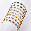 4 mm Turkish Evil Eye Bead Anklet in Multiple Colors and Lengths - Image 1