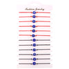 12pcs/Set Round Glass Evil Eye Red String Kabalah Bracelet Women Thread Hamsa Hand Macrame Simple Chic Jewelry Present - Image 11