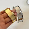 YoLuo Jewelry Vintage Temperament Metal Irregular Open Bracelet For Women Party Gifts Simply Accessories - Image 15