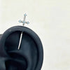 Winged Sword Piercing Stud with Drop Charm - Image 14