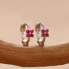 Stainless Steel Huggie Hoop Earrings for Women Mom Simple Gold Color Flowers Cartilage Piercing Earring Wedding Jewelry Gift - Image 12