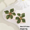 Green Color Hanging Earrings for Women Crystal Wedding Jewelry Imitation Pearl Drop Earrings Boucle Oreille - Image 26