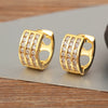 Water-drop Hollow Design Sparkling Zircon Circle Hoop Earrings For Women Female Bridal Wedding Ear Jewelry Gift - Image 7