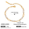 Minimalist Tennis Bracelet with Cubic Zirconia in Gold Tone - Image 14