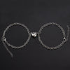 2Pcs/set Magnet Couple Bracelets Heart Attraction Bracelet Stainless Steel Charm Simple Cuban Chains Key Lock Jewelry Gifts - Image 24