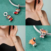 Silver Charms Beads Snowman Christmas Halloween Charm Pendent Fit Charm Bracelet Women Jewelry Gift - Image 4
