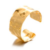 Floral Cuff Bracelet in Stainless Steel with Gold-Tone Finish - Image 28