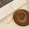 Long Snake-Chain Sweater Necklace in Two Styles - Image 23
