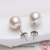 Senlissi 4-14mm Rio Silver Pearl Earrings Silver Stud Earrings for Women Jewelry Gifts - Image 16