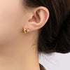 Twist Knit Knot Ball Stud Earring for Women Small Hiphop Punk Mini Gold Color Female Twine Ear Jewelry Christmas Gift - Image 5