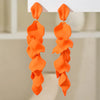 Flower Long Bohemian Drop Earrings for Women Red Petal Acrylic Tassel Hanging Earring Summer Jewelry Accessories - Image 10