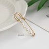 Imitation Pearl and Rhinestone Safety Pin Brooch with Multiple Designs - Image 11