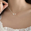 Silver Irregular Starfish Pearl Pendant Choker Necklace For Women Classic Jewelry Summer Accessories Gift - Image 5