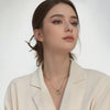 Dainty Gold Color Heat Love Pendant Collar Necklace Stainless Steel Jewelry Gift for Her - Image 2