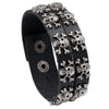 Wide PU Leather Bracelet Punk Bracelet Adjustable Goth Cuff Bracelet Gothic Rivet Buckle Wristband For Women Mens Jewelry - Image 12