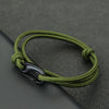 Noter Men Paracord Bracelet Sliding And Adjustable Nautical Braslet Simple Style Wrap Braclet Hombre Pulseria - Image 2