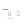 Crmya Gold-color Stud Earrings for Women Cute Small Piercing Cubic Zirconia Imitation Pearl Earrings Set Jewelry - Image 6