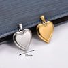 Stainless Steel Love Heart Photo Locket Pendant for Women Men Openable Picture Box Frame Charms Chain Necklace Metal Jewelry - Image 10