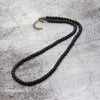 Simple 4mm Small Stone Necklace Men Handmade Howlite Tiger Eyes Beaded 48cm Short Collar Boyfriend Leisure Jewelry - Image 10