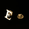 Quality Brass Initial A to Z 26 Letters Pin Golden Color English Symbol Design Men's Suit Collar Lapel Brooch Pin - Image 6