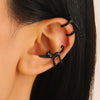 1Pc Punk Cat Ear Clip for Men Women Gothic Green Eyed Cat Animal Shaped Earrings Accessories Party Gift Cool Thing - Image 1